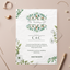“Minimal Watercolor – Editable Wedding Invitation Template”