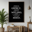 “Bold Contrast – Modern Abstract Typography Printable”