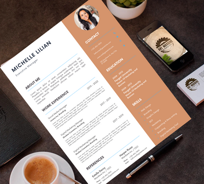 “ProEdge – Executive Modern Resume Template for Canva”
